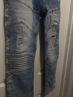 Akademiks Boy’s Distressed Jeans Black Tag size 14. #538